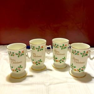Set of 4 Royal Tara Tara Hall Fine Bone China Coffee Mug